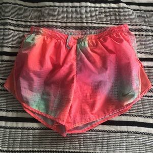 Pink nike shorts
